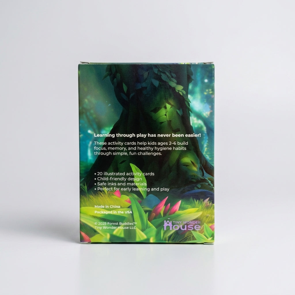 Forest Buddies™ Activity Cards  20 Magical Cards to Build Healthy Habits in Kids Ages 3–6