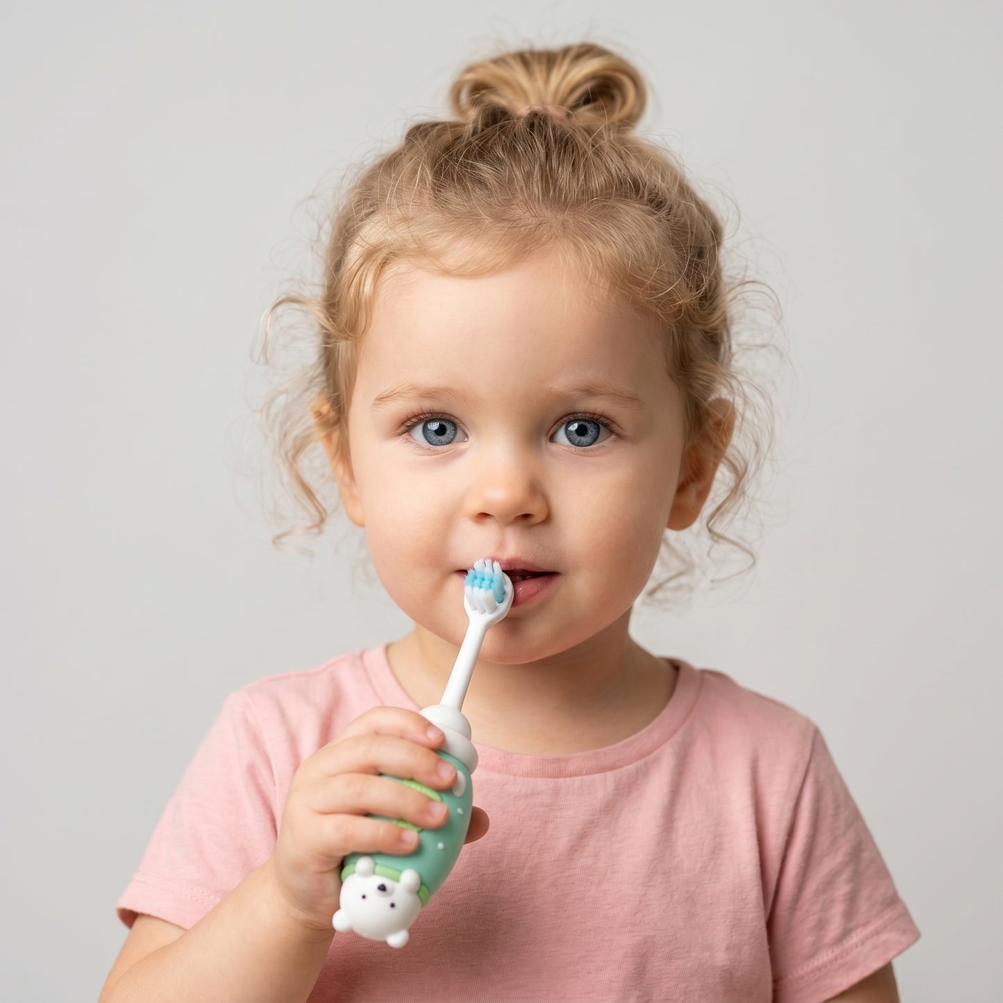 Forest Buddies™ Kids Toothbrush | Polar Bear | Travel Case Included
